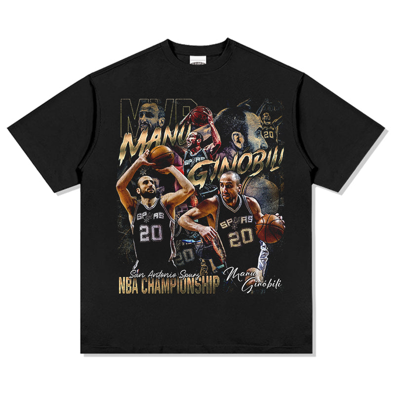 Manu Ginobili Tee NBA 2024 Hoodie, Sweatshirt | CoreVibeTees.com (Image 3)