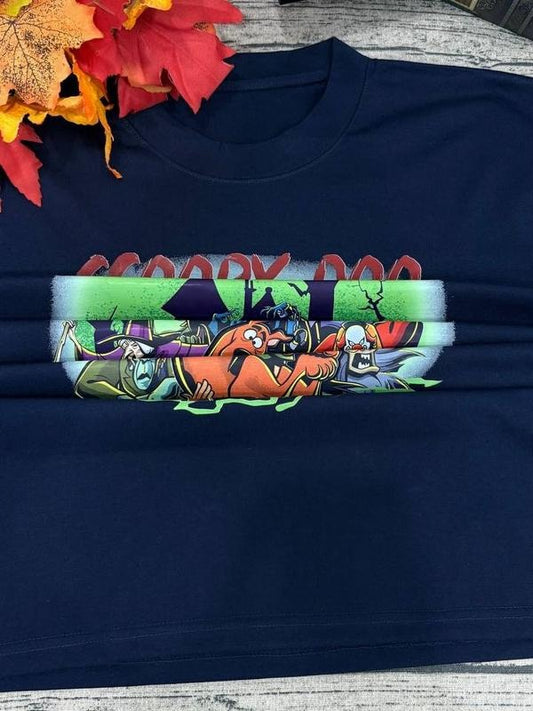 90s Scooby T Shirt, Vintage Scooby Hallooween T Shirt, Fashion Cotton, Full Colors, Full Sizes, For Men, For Women