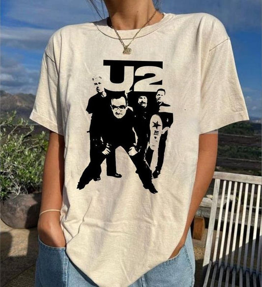 90s Vintage Achtung Baby Tour 2024 U2 Band TShirt, Joshua Tree U2 Shirt, Band Fan Gift, Concert T Shirt, Unisex Tshirt