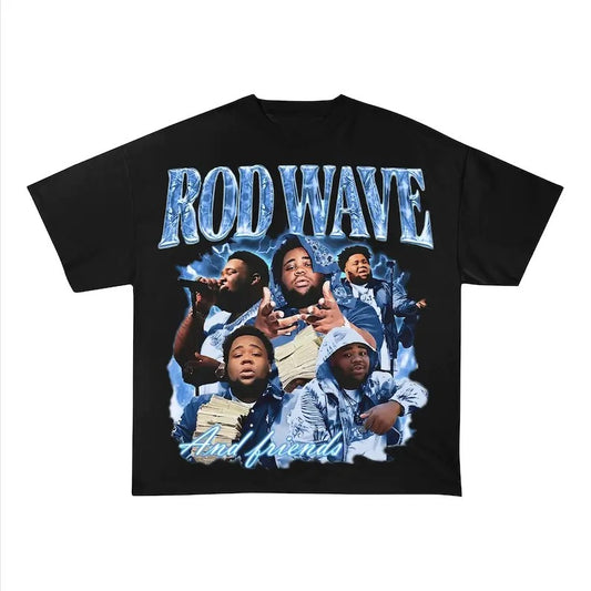90s Vintage Graphic Tee, RD Wave Face, A Trendy Unisex Shirt for Rap Enthusiasts!