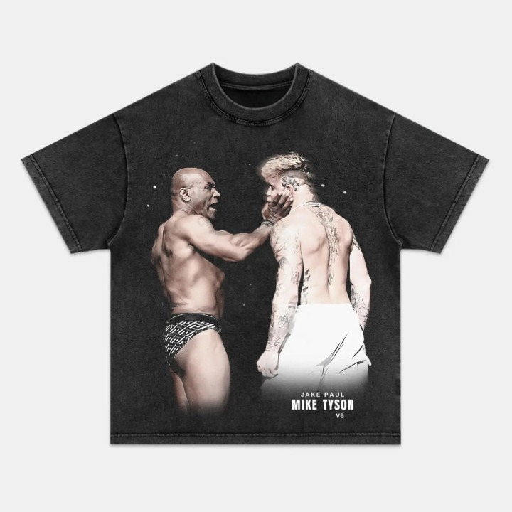 Mike Tyson Vs Jake Paul TEE Hoodie, Sweatshirt | CoreVibeTees.com (Image 2)