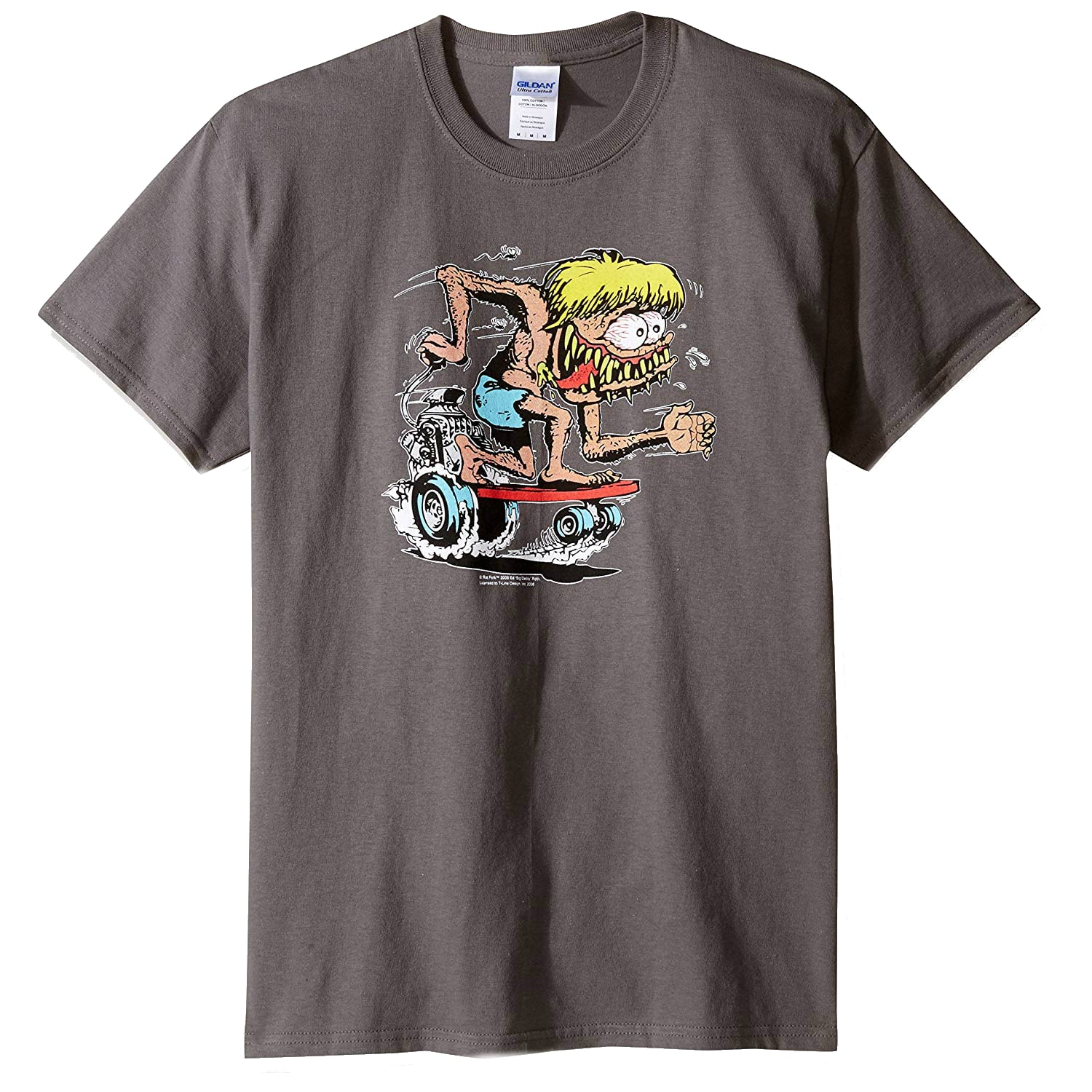 Rat Fink Sidewalk Surfer Gray T-Shirt Hoodie, Sweatshirt | CoreVibeTees.com (Image 1)