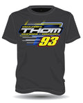 #93 Austin Thom Race Car Charcoal Tee Hoodie, Sweatshirt | CoreVibeTees.com (Image 1)
