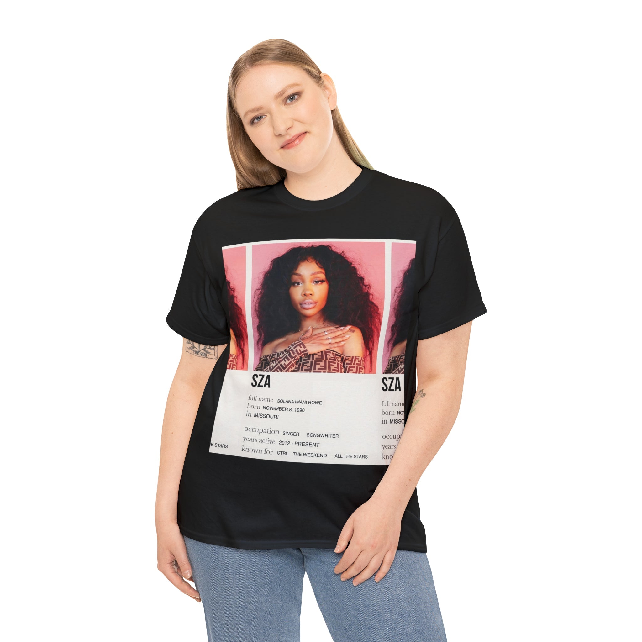 SZA- All The Stars T-shirt Hoodie, Sweatshirt | CoreVibeTees.com (Image 4)