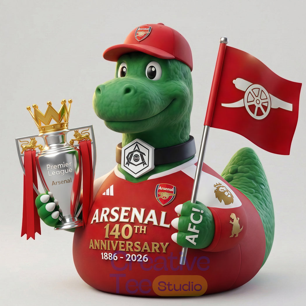 Arsenal 140th Anniversary “Gunnersaurus Rex” Collectible Duck