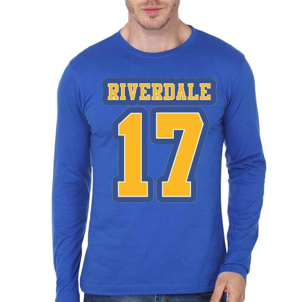 Riverdale 17 Royal Blue Full Sleeve T-Shirt Hoodie, Sweatshirt | CoreVibeTees.com