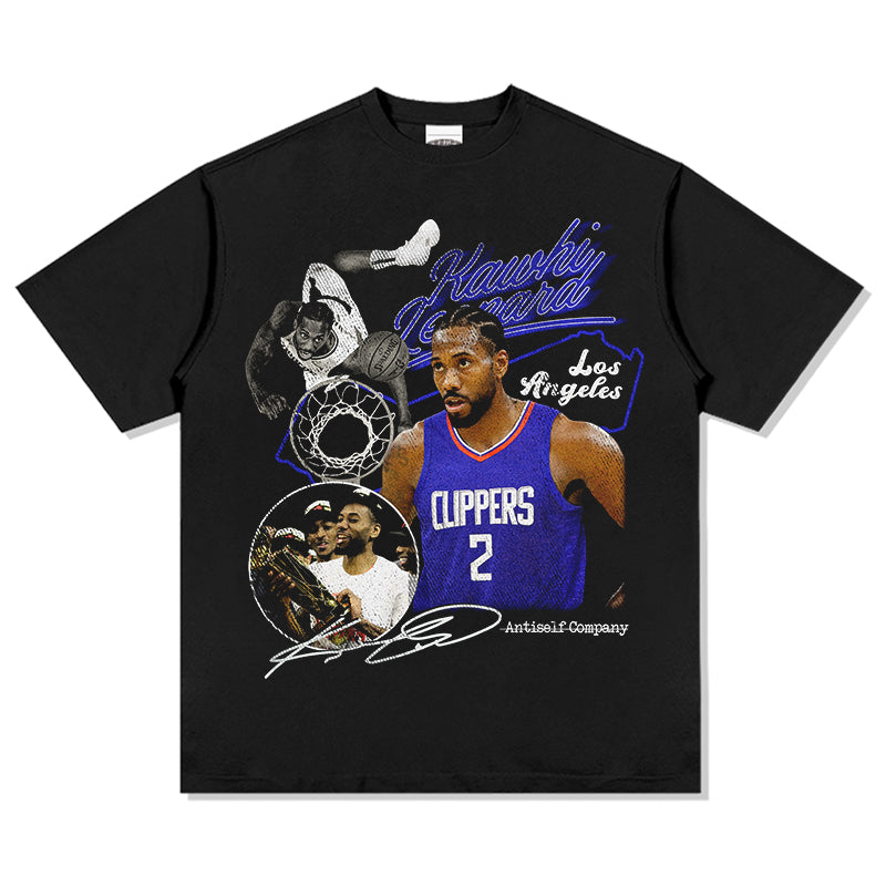 Kawhi Leonard Tee NBA 2024 Style002 Hoodie, Sweatshirt | CoreVibeTees.com (Image 3)
