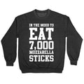 7,000 Mozzarella Sticks Crewneck Sweatshirt T-Shirts, Hoodie | CoreVibeTees.com (Image 1)