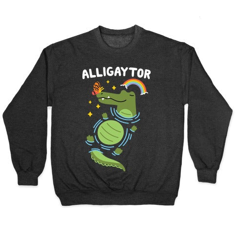 Alligaytor (Gay Alligator) Crewneck Sweatshirt T-Shirts, Hoodie | CoreVibeTees.com (Image 1)