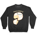 Anxie-brie Anxious Cheese Crewneck Sweatshirt T-Shirts, Hoodie | CoreVibeTees.com (Image 1)