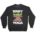 Baby Yoga Crewneck Sweatshirt T-Shirts, Hoodie | CoreVibeTees.com (Image 1)