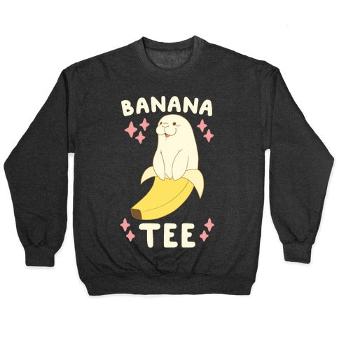Banana-tee Crewneck Sweatshirt Hoodie | CoreVibeTees.com (Image 1)