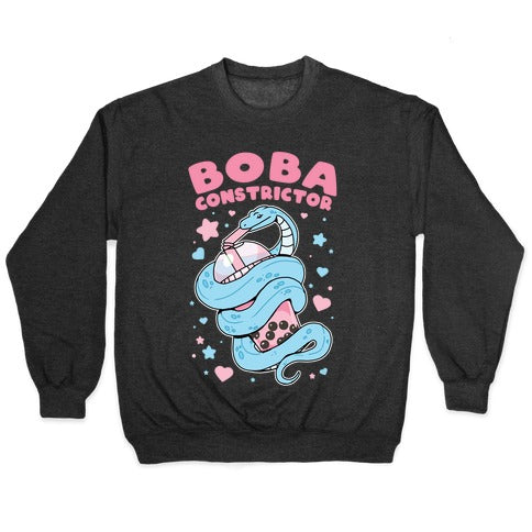 Boba Constrictor Crewneck Sweatshirt T-Shirts, Hoodie | CoreVibeTees.com (Image 1)