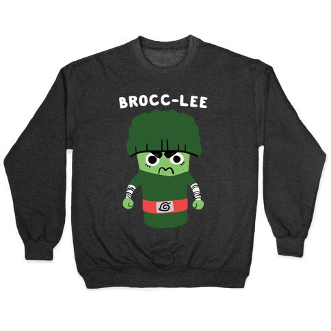 Brocc-Lee - Rock Lee Crewneck Sweatshirt T-Shirts, Hoodie | CoreVibeTees.com (Image 1)
