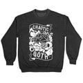 Chaotic Goth Crewneck Sweatshirt T-Shirts, Hoodie | CoreVibeTees.com (Image 1)