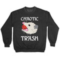 Chaotic Trash (Opossum) Crewneck Sweatshirt T-Shirts, Hoodie | CoreVibeTees.com (Image 1)