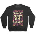 Crunchy Crispy Leaf Season Crewneck Sweatshirt T-Shirts, Hoodie | CoreVibeTees.com (Image 1)