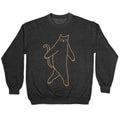 Cryptid Cat Crewneck Sweatshirt Style002 T-Shirts, Hoodie | CoreVibeTees.com (Image 1)
