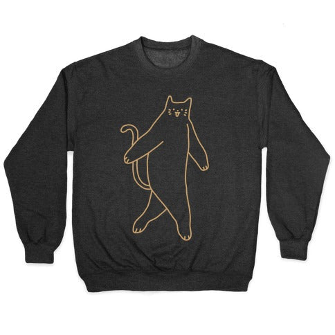 Cryptid Cat Crewneck Sweatshirt Style002 T-Shirts, Hoodie | CoreVibeTees.com (Image 1)
