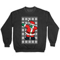 Dabbing Santa Crewneck Sweatshirt T-Shirts, Hoodie | CoreVibeTees.com (Image 1)