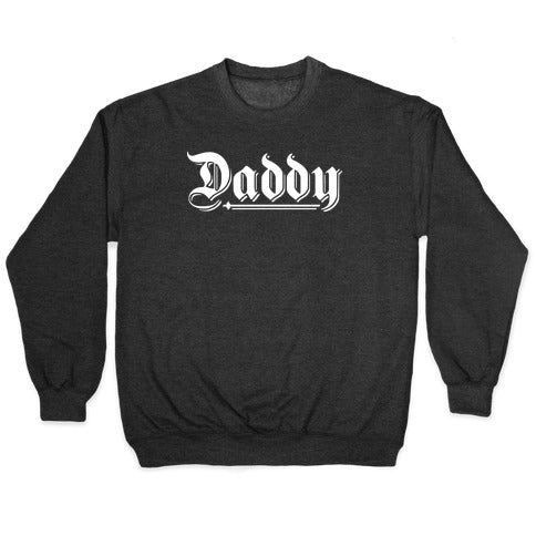 Daddy Gothic Crewneck Sweatshirt T-Shirts, Hoodie | CoreVibeTees.com (Image 1)