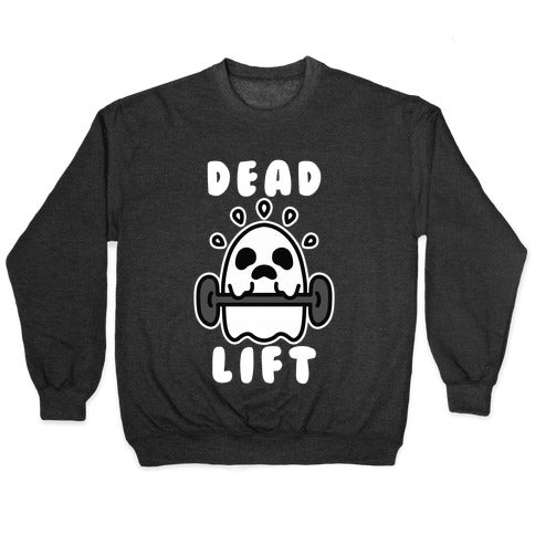 Dead Lift (Ghost) Crewneck Sweatshirt T-Shirts, Hoodie | CoreVibeTees.com (Image 1)