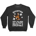 Deviation Rudolf Crewneck Sweatshirt T-Shirts, Hoodie | CoreVibeTees.com (Image 1)