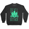 Devil Lettuce Crewneck Sweatshirt T-Shirts, Hoodie | CoreVibeTees.com (Image 1)