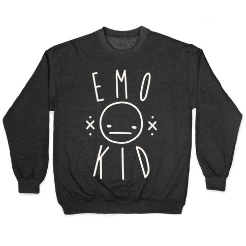 Emo Kid Crewneck Sweatshirt T-Shirts, Hoodie | CoreVibeTees.com (Image 1)