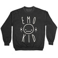 Emo Kid Crewneck Sweatshirt T-Shirts, Hoodie | CoreVibeTees.com (Image 1)