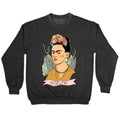 Frida #Selfie Crewneck Sweatshirt T-Shirts, Hoodie | CoreVibeTees.com (Image 1)