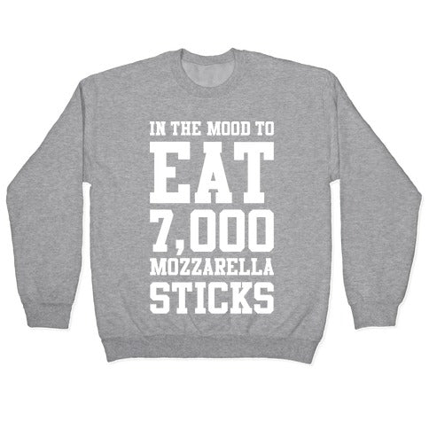 7,000 Mozzarella Sticks Crewneck Sweatshirt T-Shirts, Hoodie | CoreVibeTees.com (Image 2)