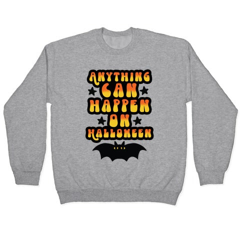 Anything Can Happen on Halloween Crewneck Sweatshirt T-Shirts, Hoodie | CoreVibeTees.com (Image 2)