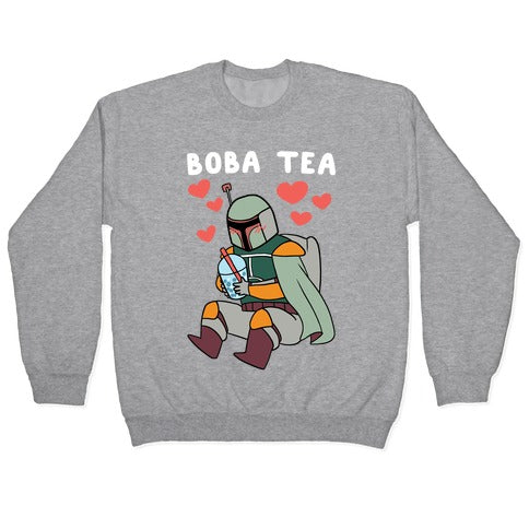 Boba Fett Tea Crewneck Sweatshirt T-Shirts, Hoodie | CoreVibeTees.com (Image 2)