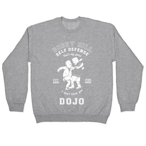 Bobby Hill Self Defense Dojo Crewneck Sweatshirt T-Shirts, Hoodie | CoreVibeTees.com (Image 2)