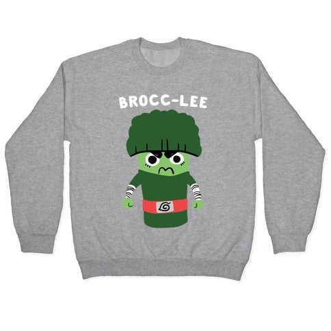 Brocc-Lee - Rock Lee Crewneck Sweatshirt T-Shirts, Hoodie | CoreVibeTees.com (Image 2)