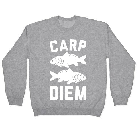 Carp Diem Crewneck Sweatshirt T-Shirts, Hoodie | CoreVibeTees.com (Image 2)