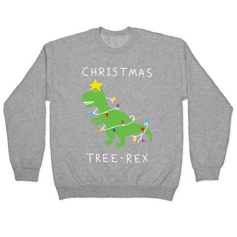 Christmas Tree Rex Crewneck Sweatshirt T-Shirts, Hoodie | CoreVibeTees.com (Image 2)