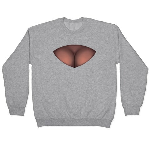 Cleavage Window Crewneck Sweatshirt T-Shirts, Hoodie | CoreVibeTees.com (Image 2)