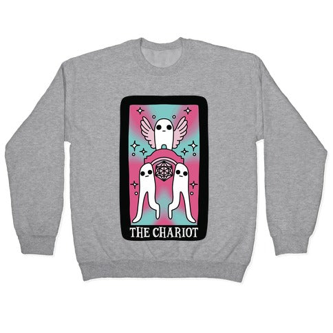 Creepy Cute Tarot : The Chariot Fresno Nightcrawler Crewneck Sweatshirt T-Shirts, Hoodie | CoreVibeTees.com (Image 2)