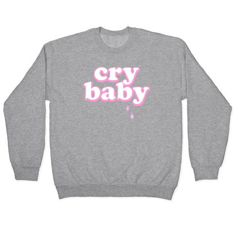 Cry Baby Crewneck Sweatshirt T-Shirts, Hoodie | CoreVibeTees.com (Image 2)