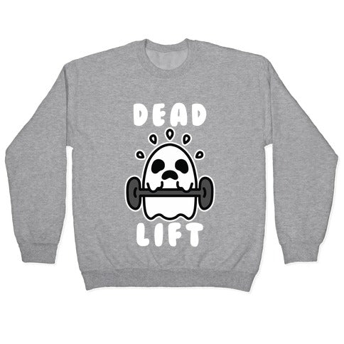 Dead Lift (Ghost) Crewneck Sweatshirt T-Shirts, Hoodie | CoreVibeTees.com (Image 2)