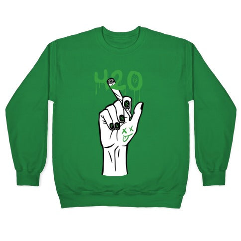420 Is Punk Crewneck Sweatshirt T-Shirts, Hoodie | CoreVibeTees.com (Image 3)