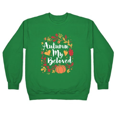 Autumn My Beloved Crewneck Sweatshirt T-Shirts, Hoodie | CoreVibeTees.com (Image 3)