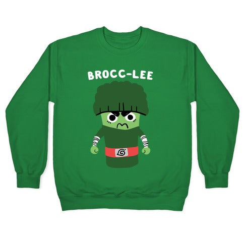 Brocc-Lee - Rock Lee Crewneck Sweatshirt T-Shirts, Hoodie | CoreVibeTees.com (Image 3)