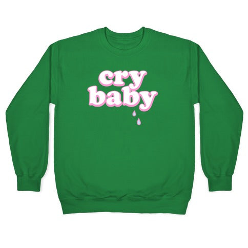 Cry Baby Crewneck Sweatshirt T-Shirts, Hoodie | CoreVibeTees.com (Image 3)