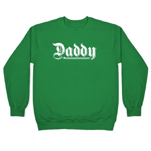 Daddy Gothic Crewneck Sweatshirt T-Shirts, Hoodie | CoreVibeTees.com (Image 3)