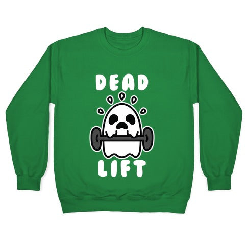 Dead Lift (Ghost) Crewneck Sweatshirt T-Shirts, Hoodie | CoreVibeTees.com (Image 3)