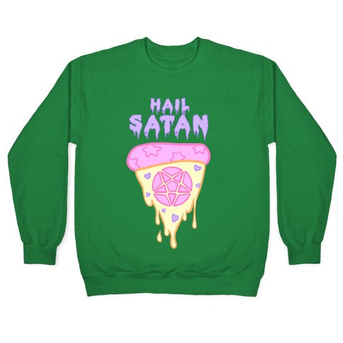 Hail Pizza Crewneck Sweatshirt T-Shirts, Hoodie | CoreVibeTees.com (Image 3)