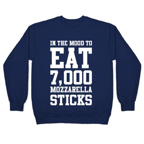 7,000 Mozzarella Sticks Crewneck Sweatshirt T-Shirts, Hoodie | CoreVibeTees.com (Image 4)